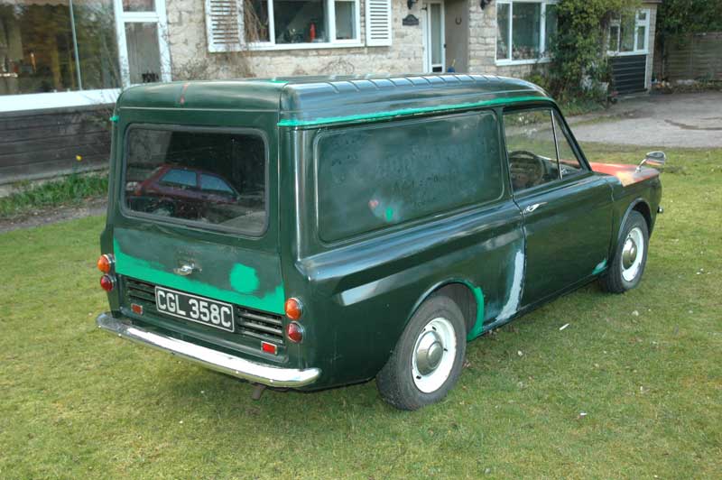 Andys 1965 Commer Van page